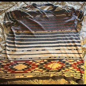 American Eagle Men’s T-Shirt / Color: Tribal Multicolor / Size: Large / Used
